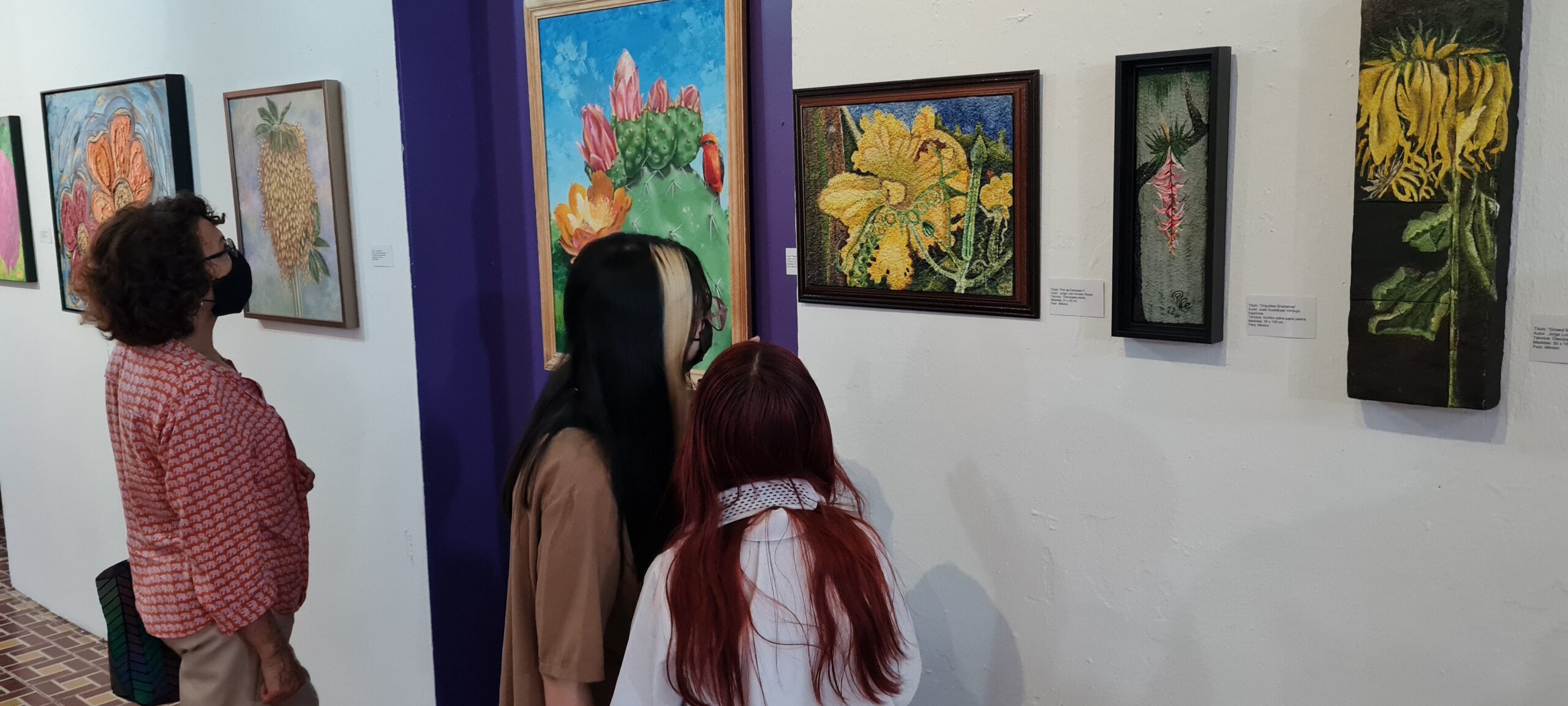 Arte y Actividad Cultural: Flores modernas al óleo